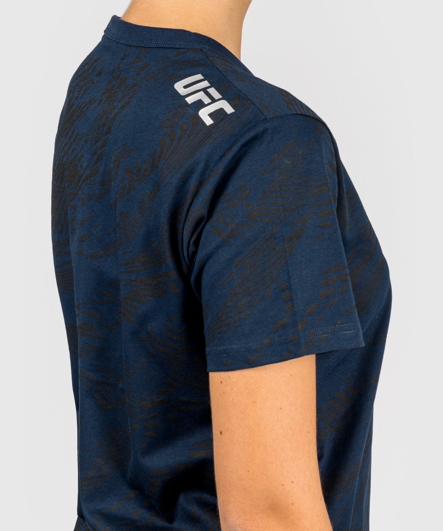 ufc fusion by venum fight week women short sleeve cotton t-shirt - oceanic blue