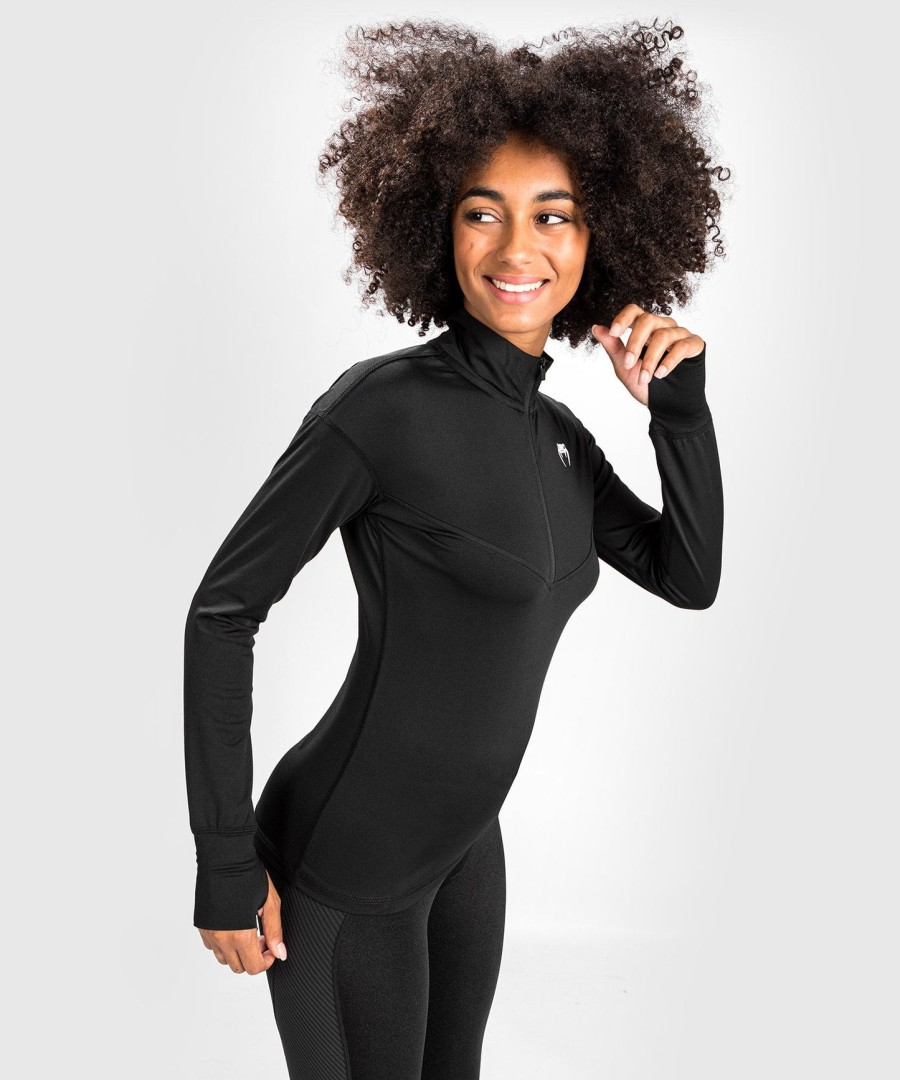 venum essential women base layer top - black