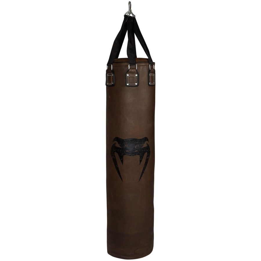 venum vintage heavy bag - brown - filled - cowhide leather