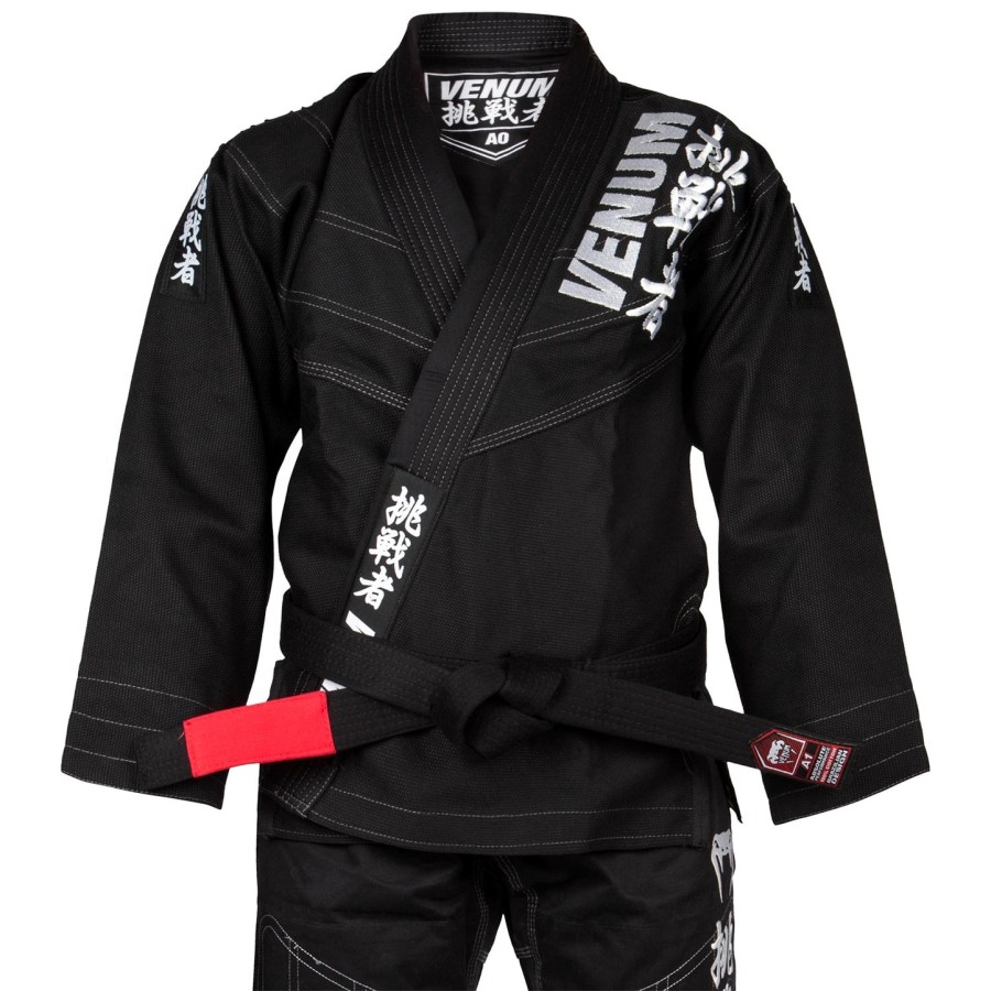 venum challenger 4.0 bjj gi - bag included - black
