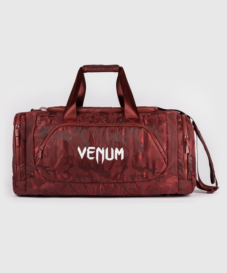 venum trainer lite sports bag - camoburgundy