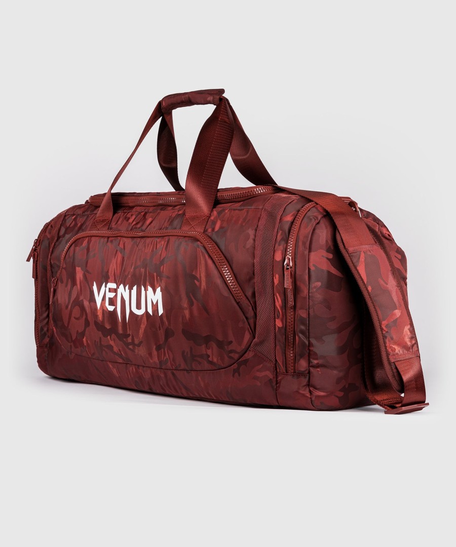 venum trainer lite sports bag - camoburgundy