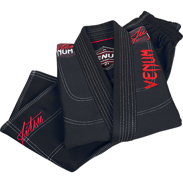 venum challenger 2.0 kids bjj gi - black