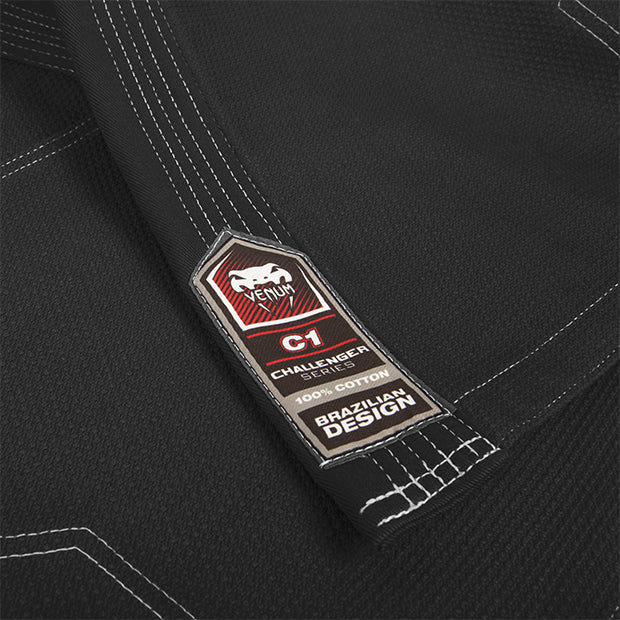 venum challenger 2.0 kids bjj gi - black