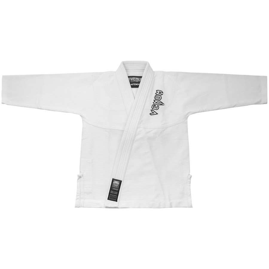 venum contender kids bjj gi free white belt included - white