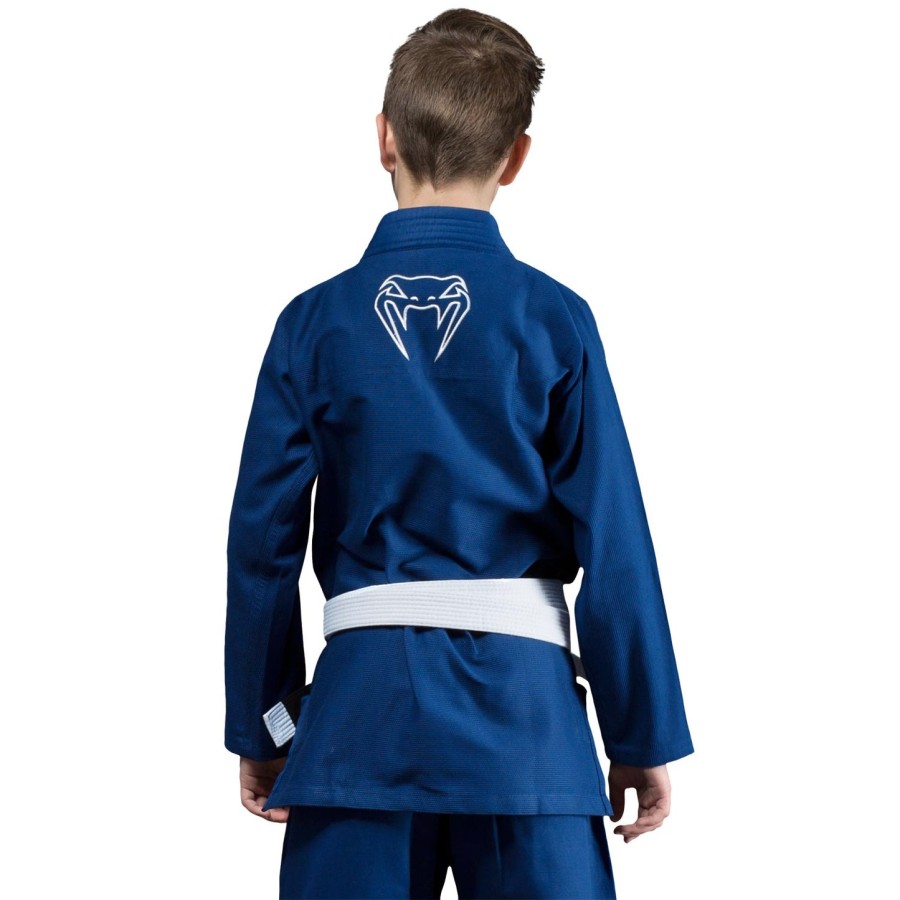 venum contender kids bjj gi free white belt included -blue