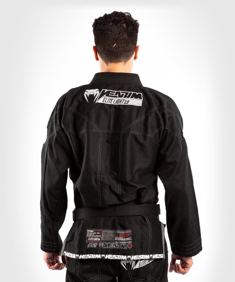 venum elite light 3.0 bjj gi - black