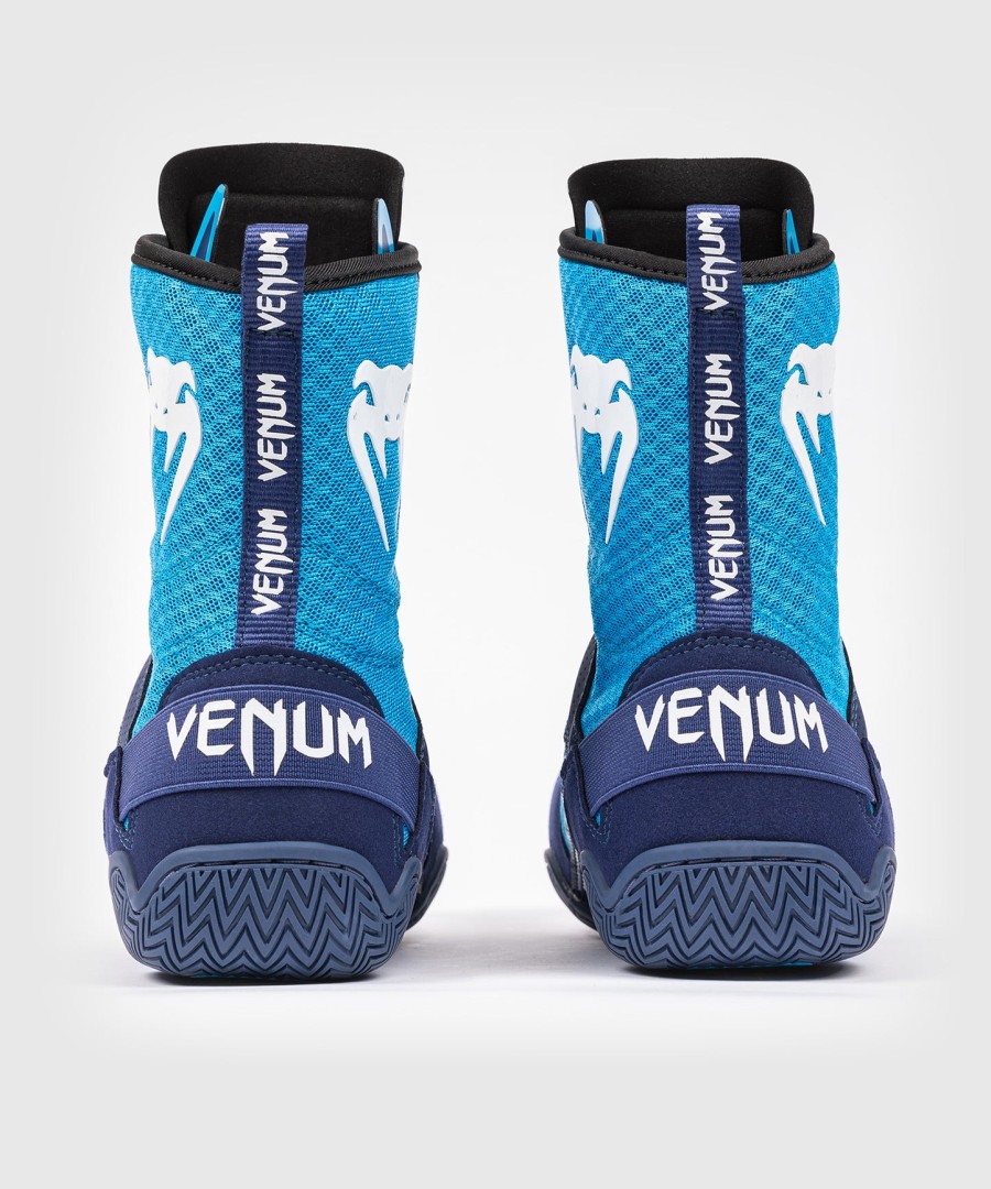 venum x top rank original boxing shoes - royal blue
