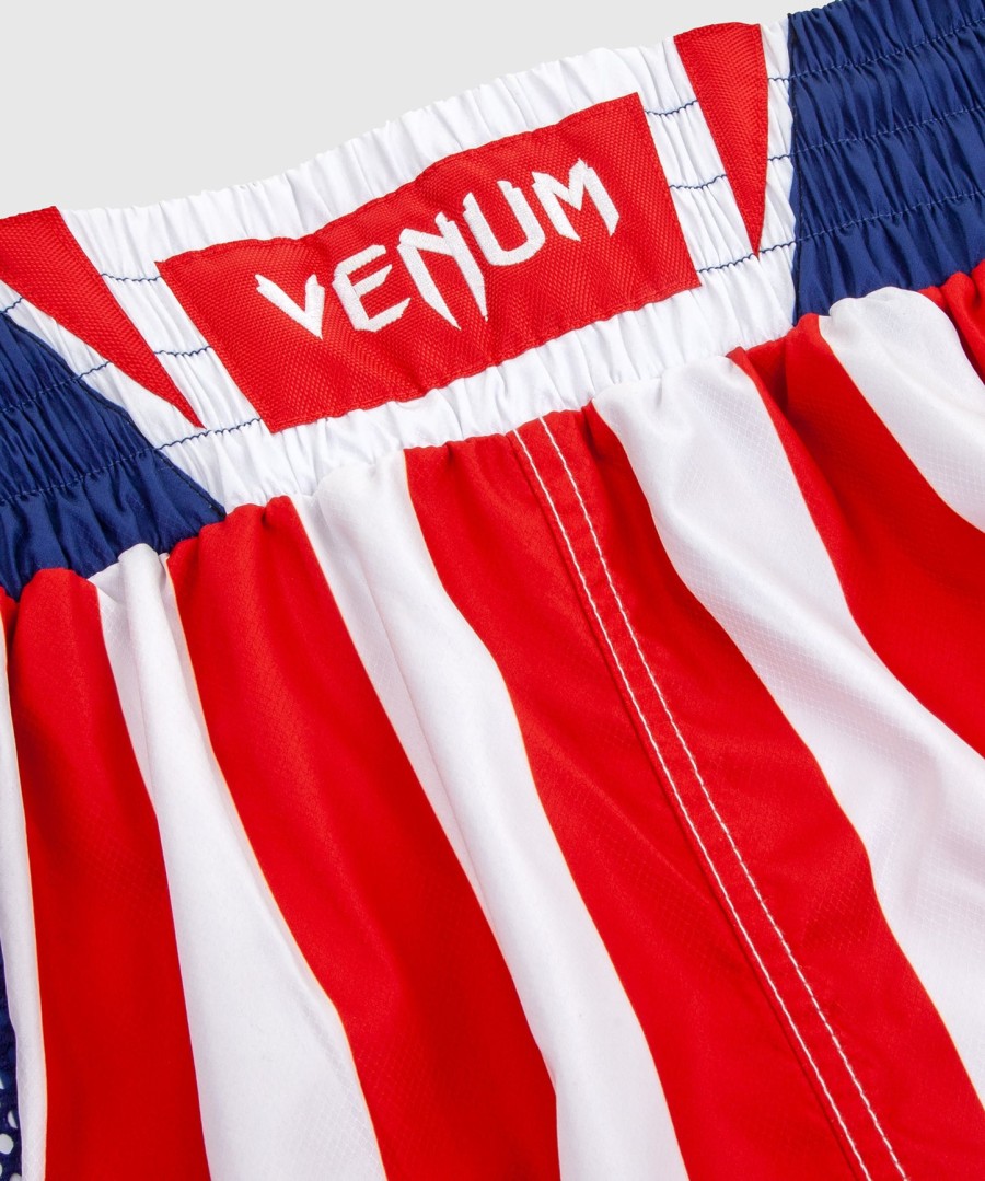 venum elite boxing shorts - usa - redwhite-blue - exclusive