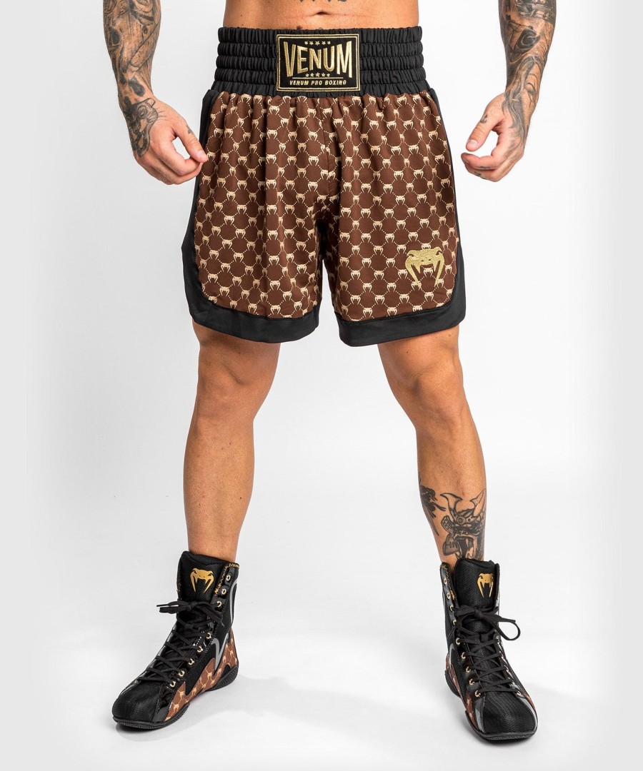 venum monogram boxing short - blackbrown