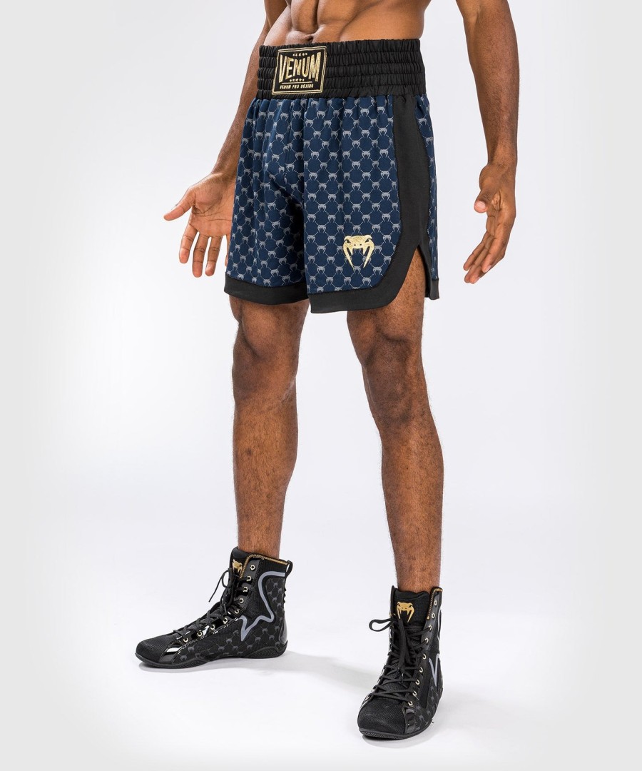 venum monogram boxing short - blacknavy blue