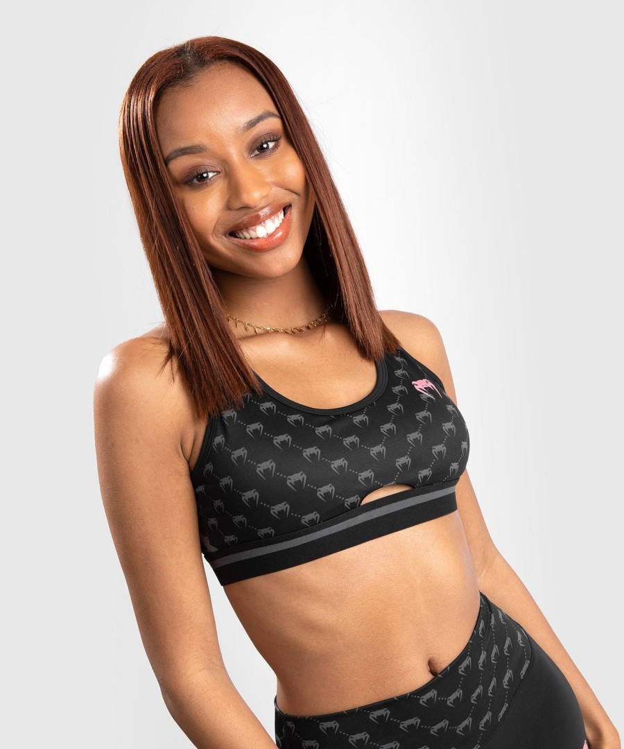 venum monogram sports bra - blackpink gold