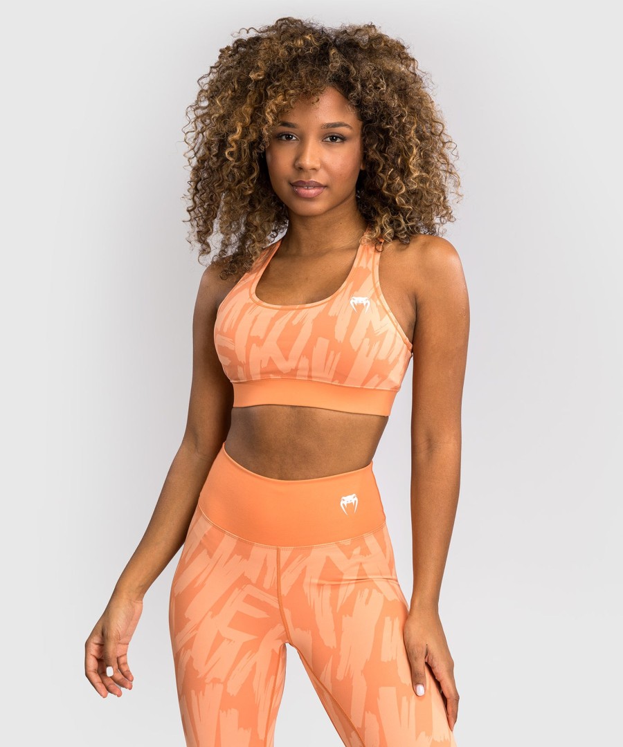 venum graffiti women sports bra - velvet apricot