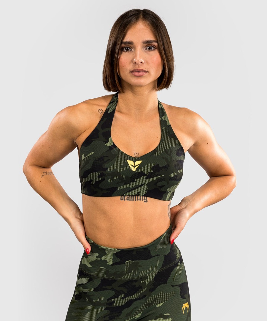 venum x sophia rose women sports bra - forest camo