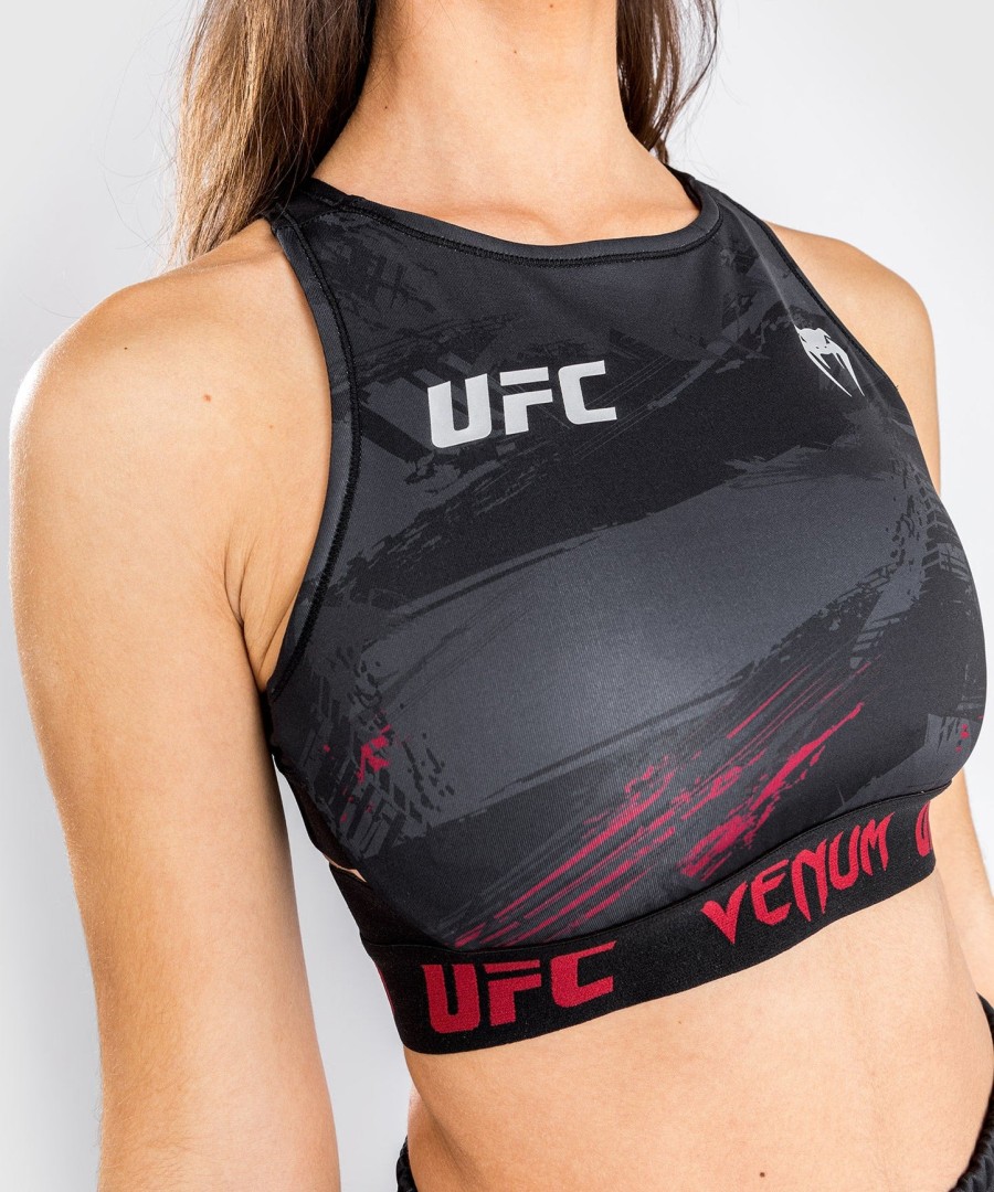 ufc venum authentic fight week women 2.0 weigh-in bra - blackred