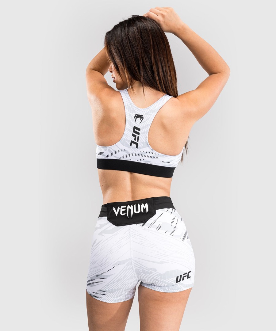 ufc fusion by venum authentic fight night women sports bra - white