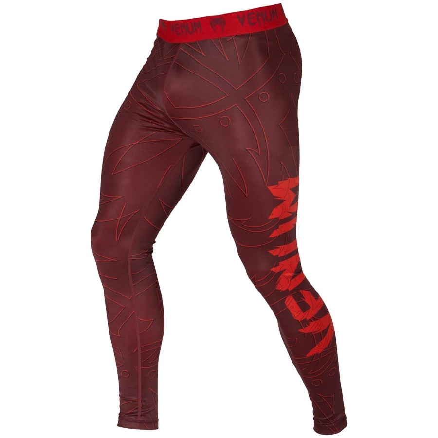 venum nightcrawler compression tights - red