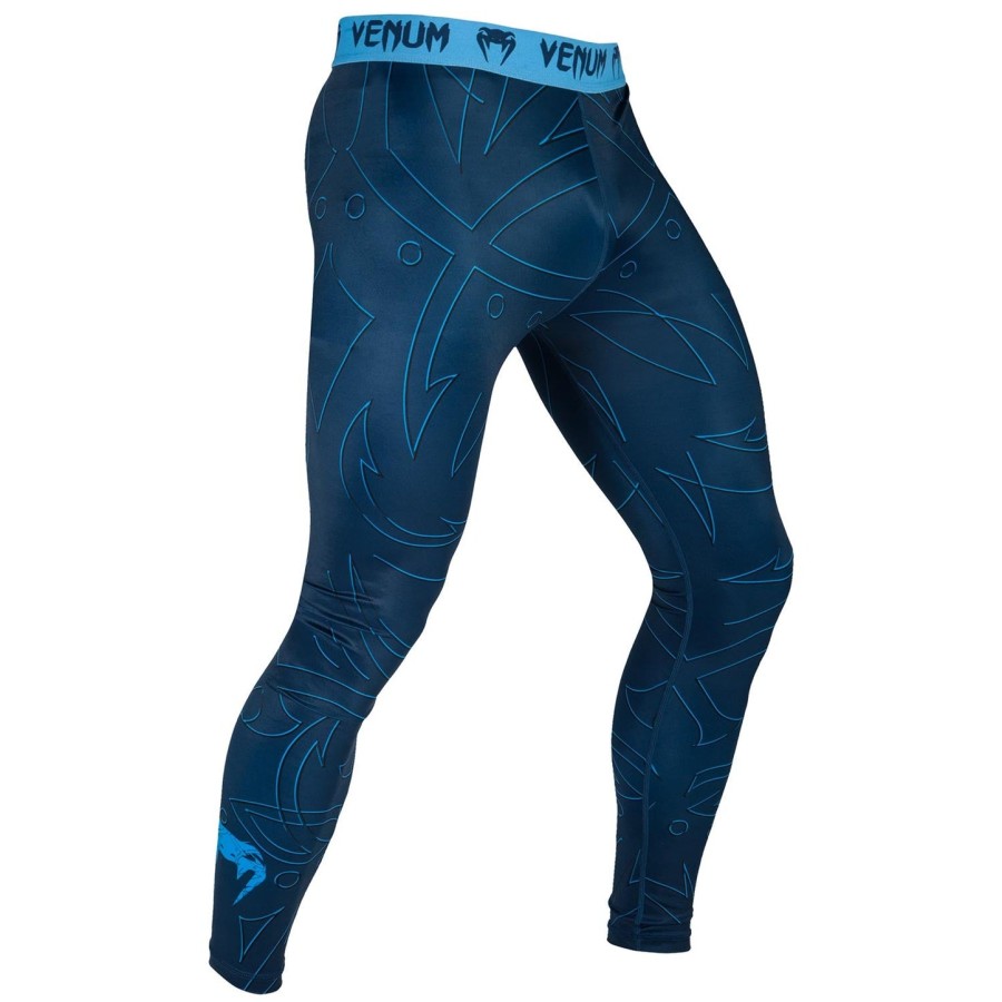 venum nightcrawler compression tights - navy blue