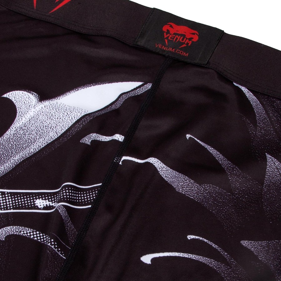 venum samurai skull compression tights - black