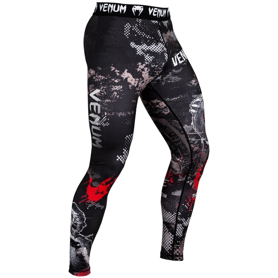 venum zombie return compression tights - black
