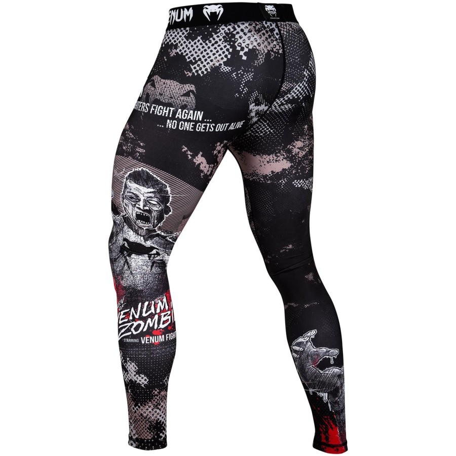 venum zombie return compression tights - black