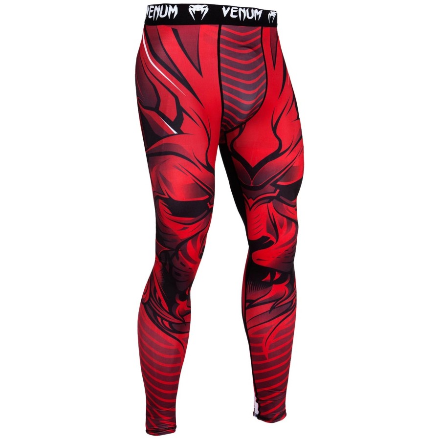venum bloody roar compression tights - red