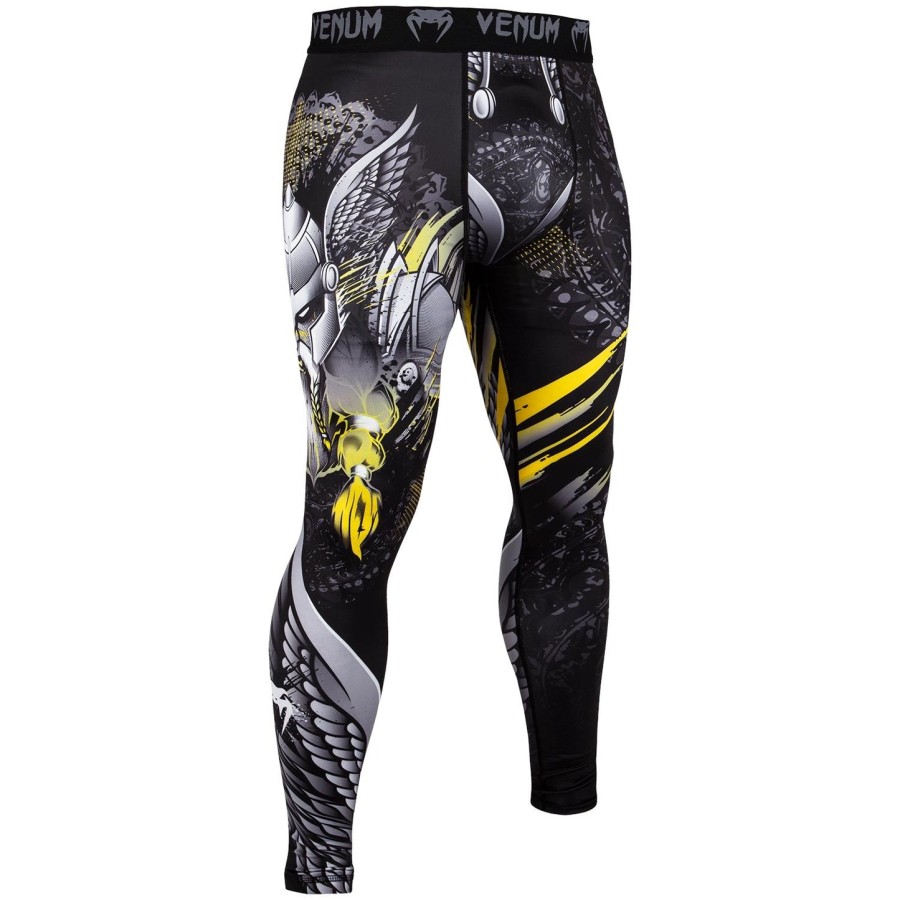 venum viking 2.0 compression tights - blackyellow