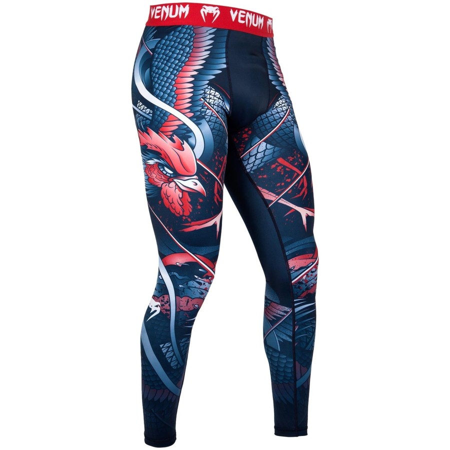 venum rooster compression tights - navy blueorange