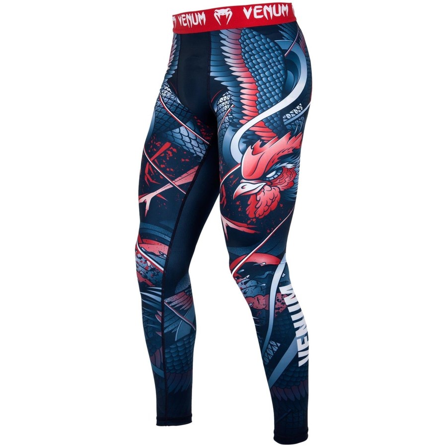 venum rooster compression tights - navy blueorange