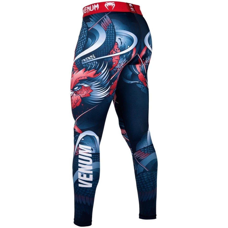 venum rooster compression tights - navy blueorange