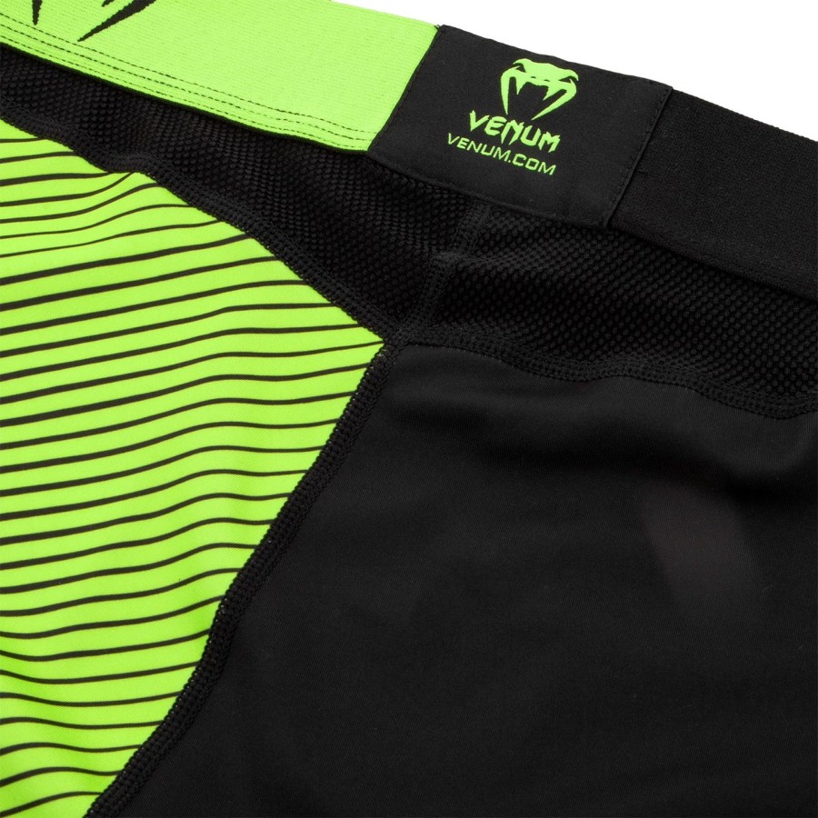 venum training camp 2.0 compression tights - blackneo yellow