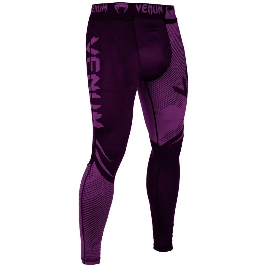 venum nogi 2.0 compression tights - blackpurple