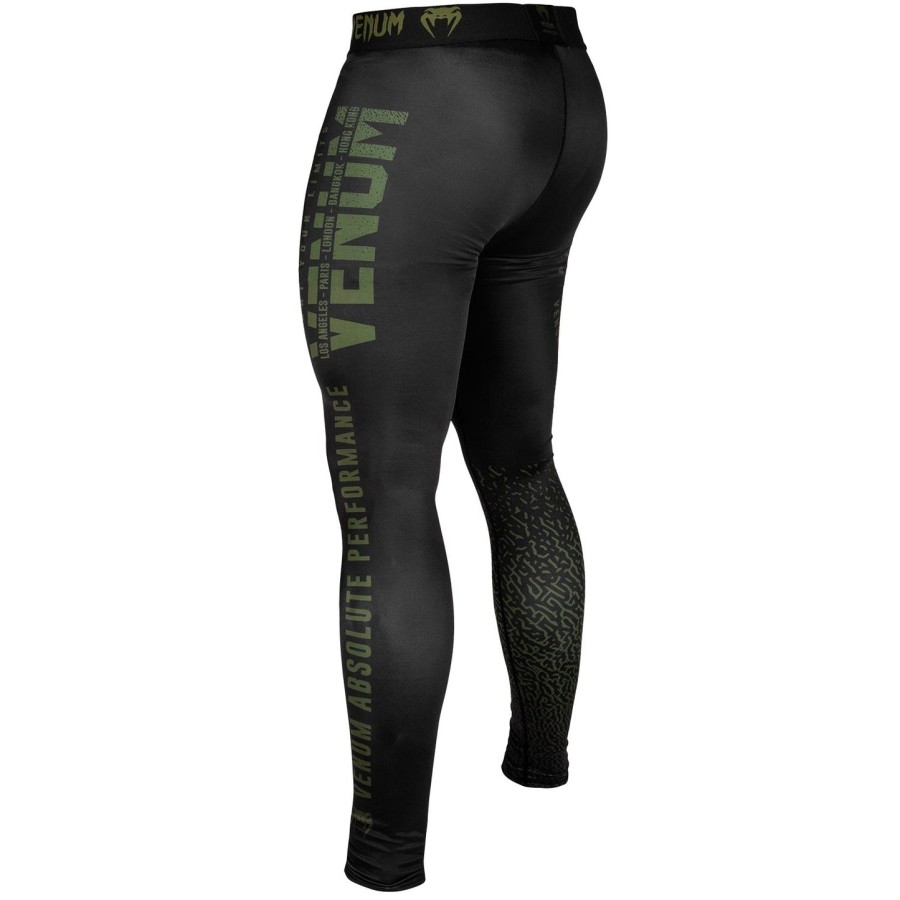 venum signature compression tights - blackkhaki - exclusive