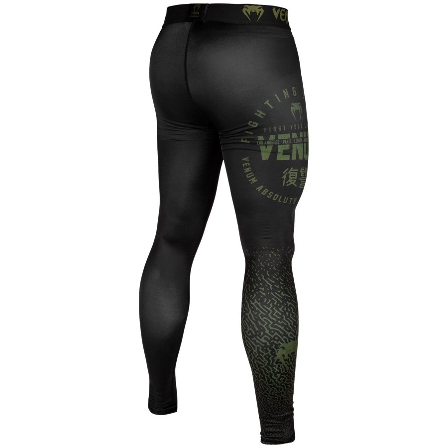 venum signature compression tights - blackkhaki - exclusive