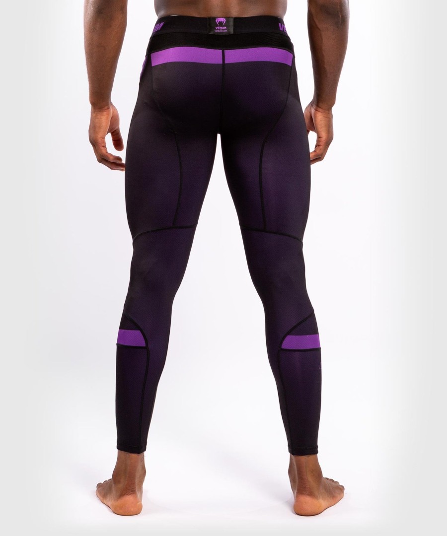 venum nogi 3.0 compression tights - blackpurple