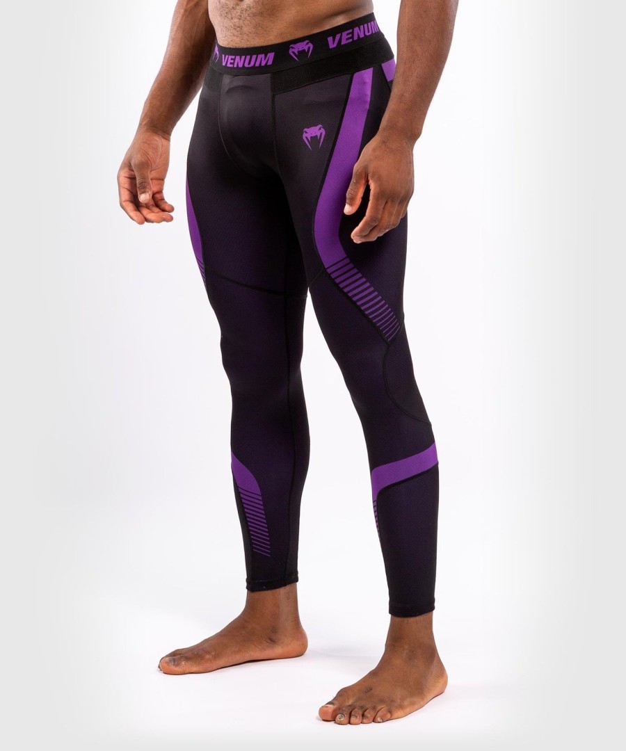 venum nogi 3.0 compression tights - blackpurple