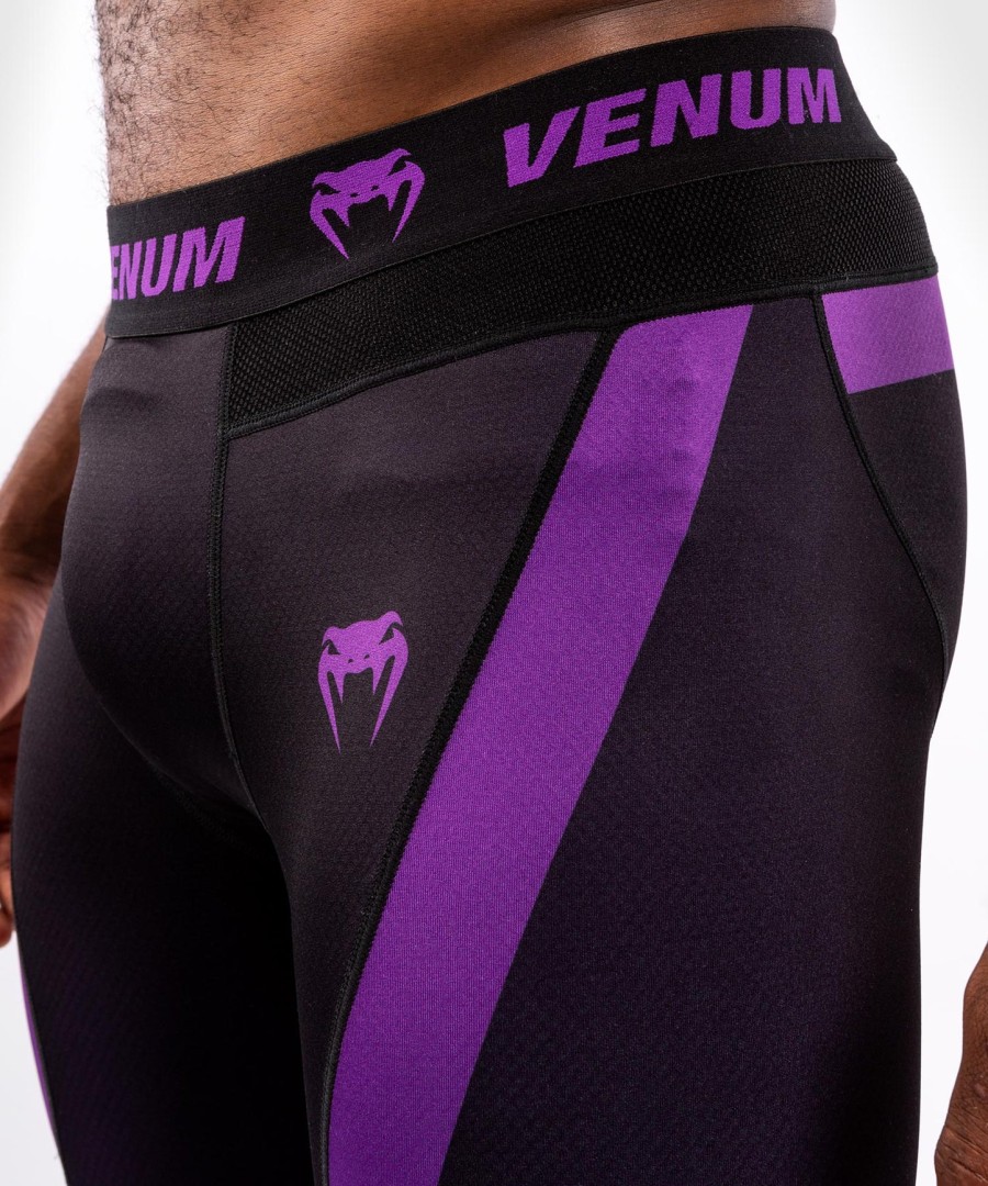 venum nogi 3.0 compression tights - blackpurple