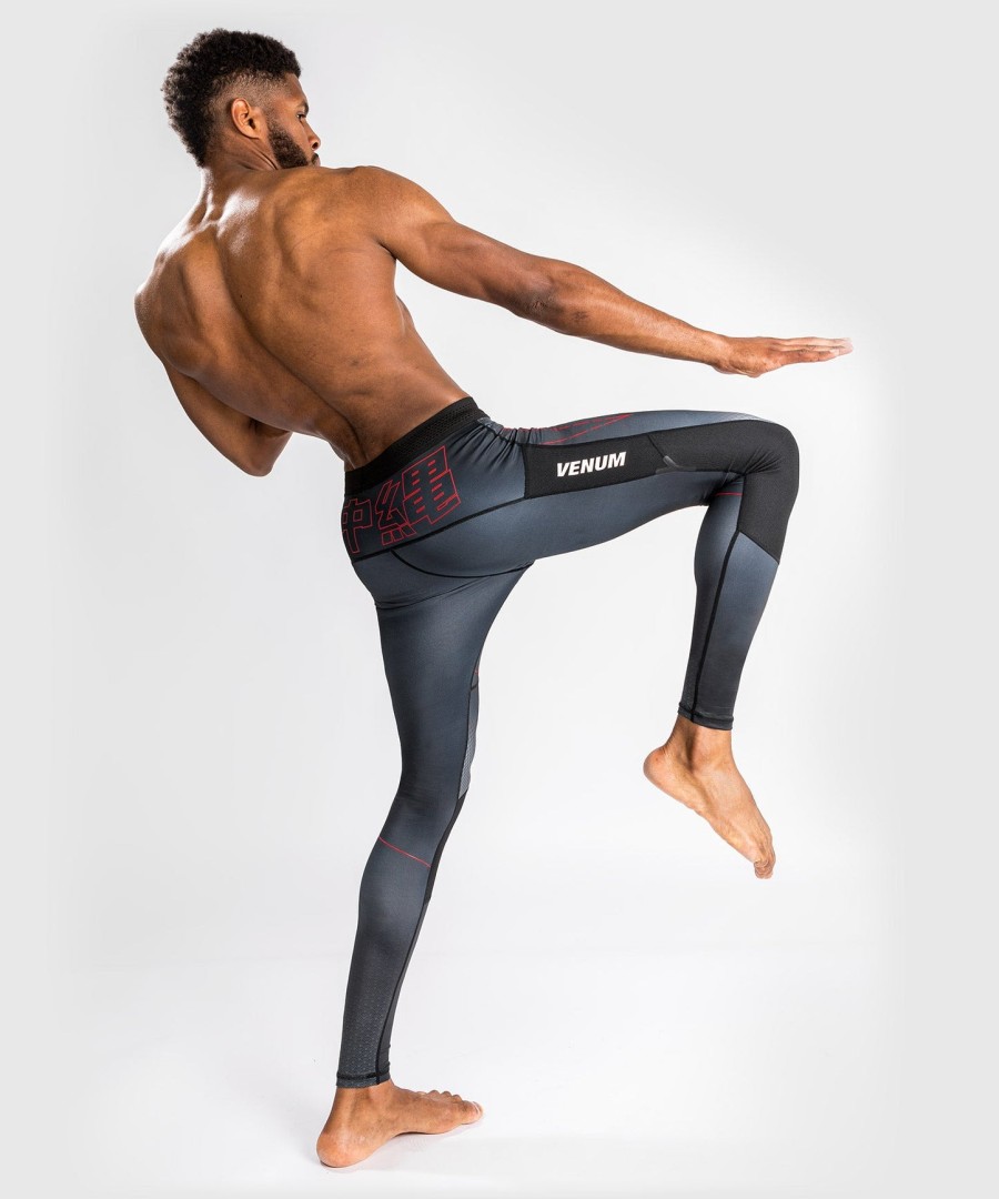 venum okinawa 3.0 compression tights - blackred