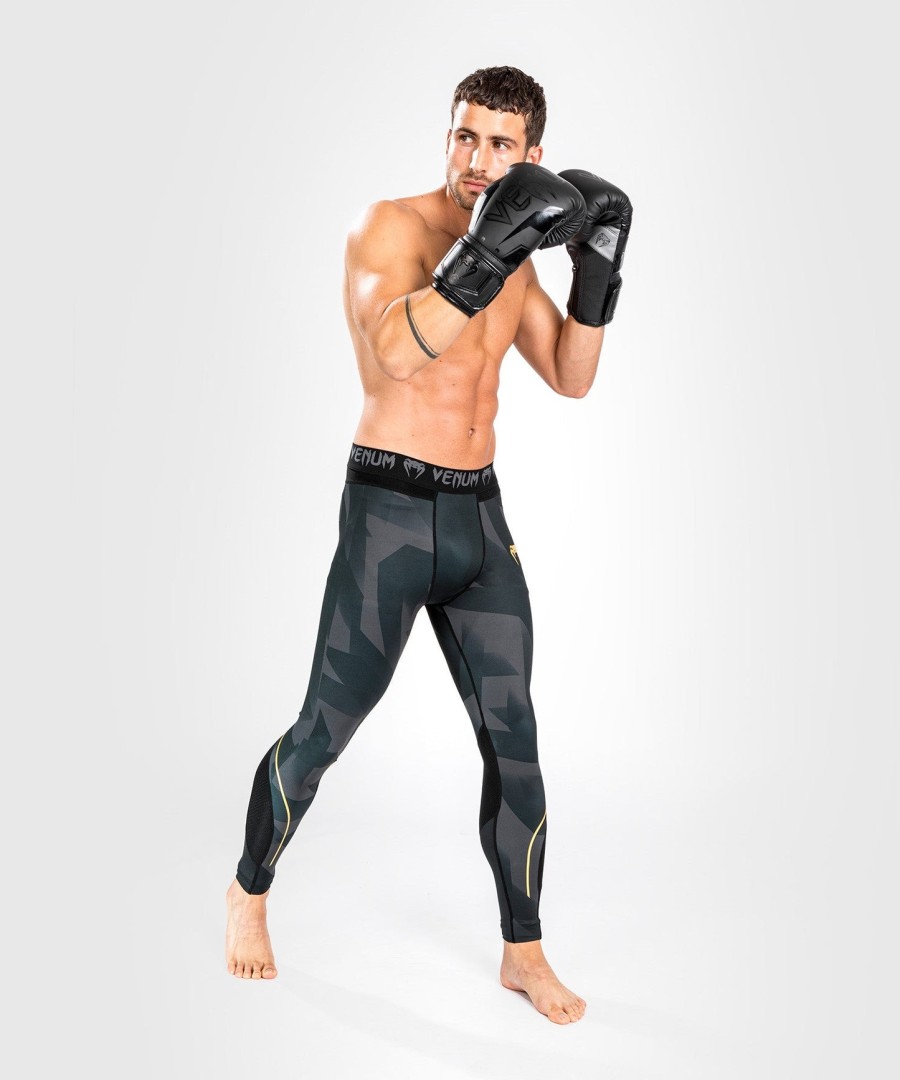 venum razor spats - blackgold