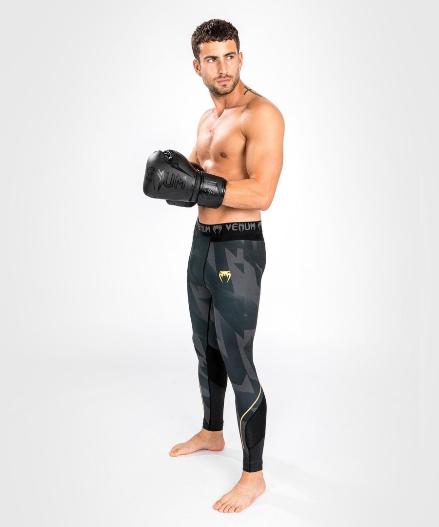 venum razor spats - blackgold