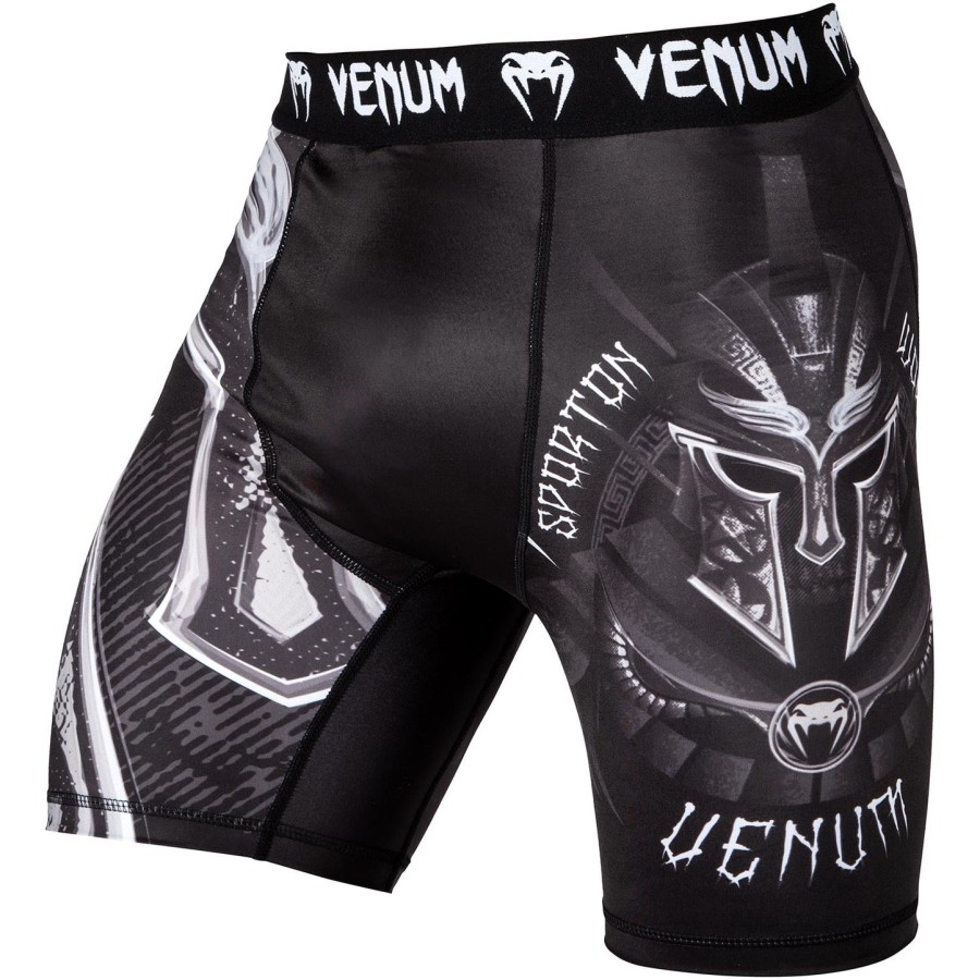 vale tudo shorts venum gladiator 3.0 - blackwhite