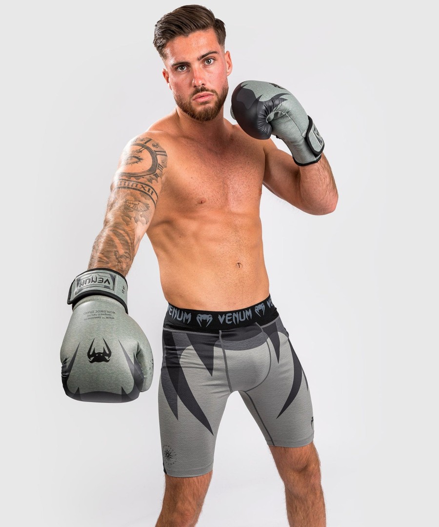 venum stone vale tudo shorts - mineral green
