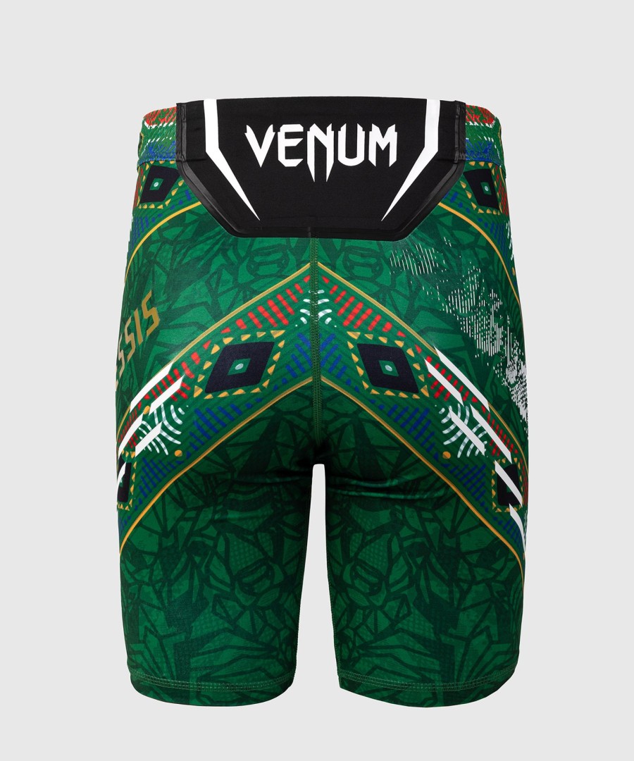 men ufc unrivaled by venum green dricus du plessis vale tudo short