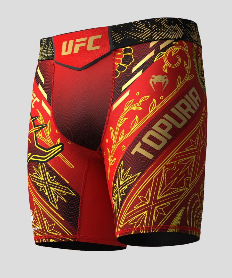 men ufc unrivaled by venum red ilia topuria vale tudo short