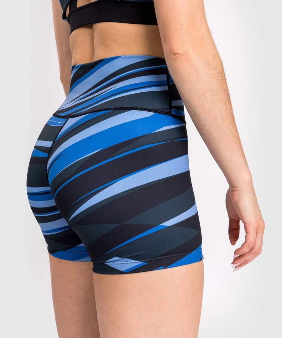 venum abyss women compression shorts – shadow blue