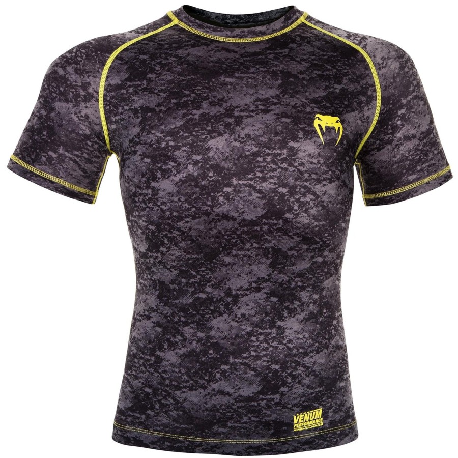 venum tramo rashguard - short sleeves - blackyellow