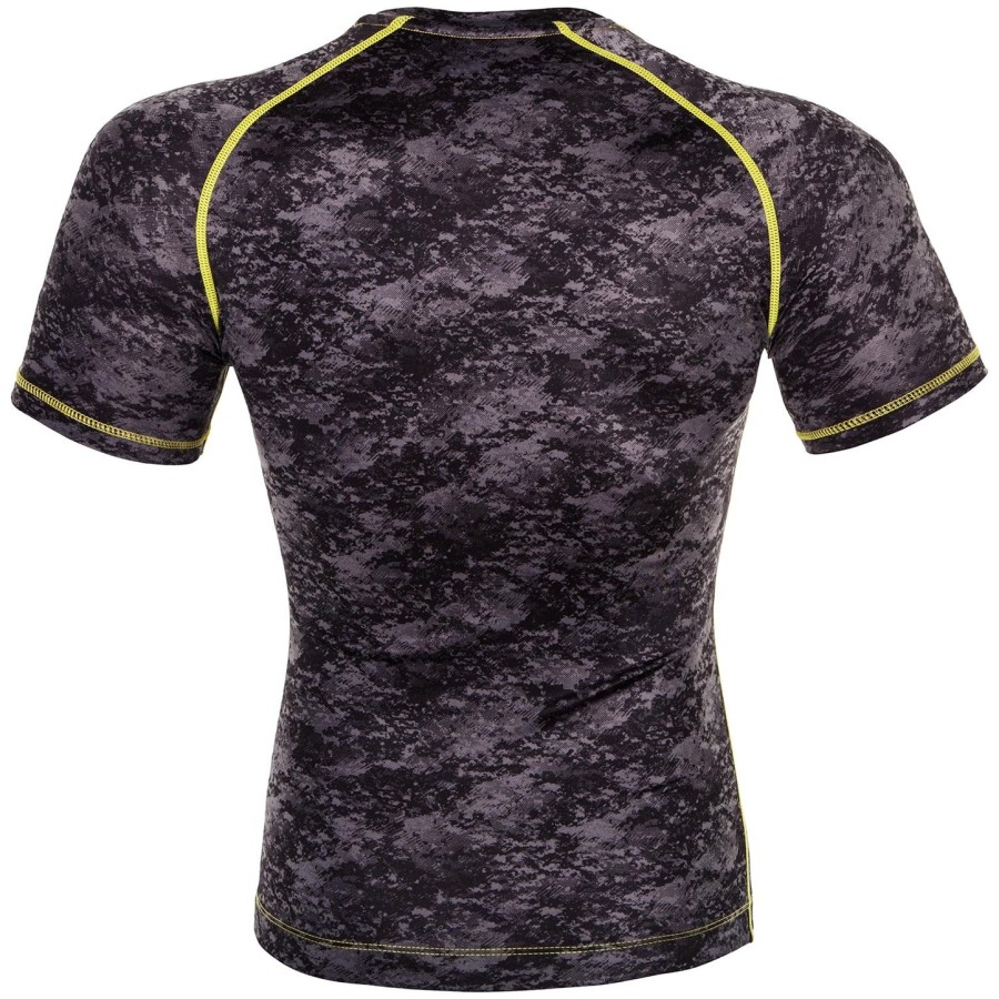 venum tramo rashguard - short sleeves - blackyellow