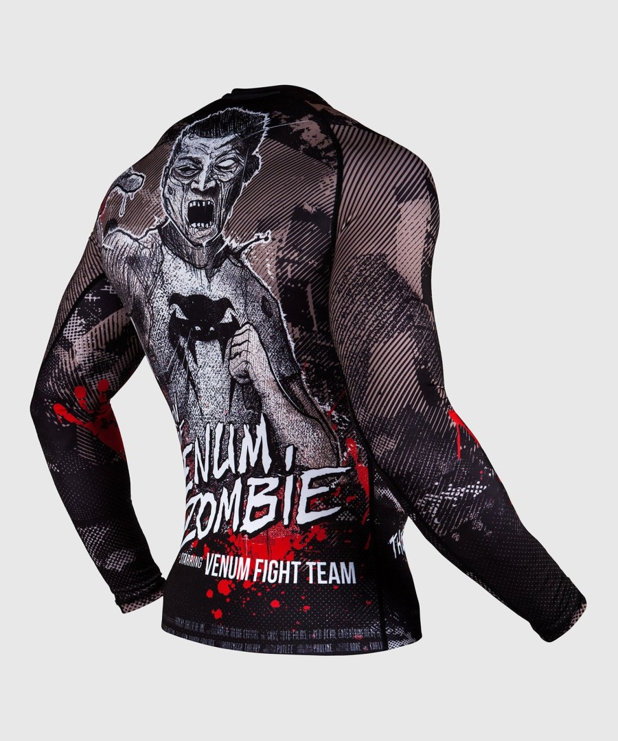 venum zombie return rashguard - long sleeves - black