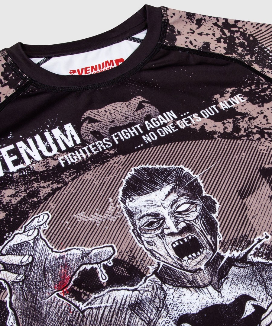 venum zombie return rashguard - long sleeves - black