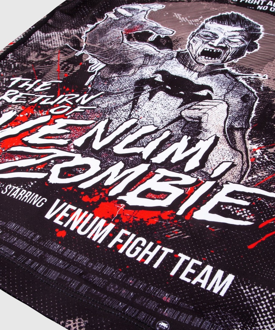 venum zombie return rashguard - long sleeves - black
